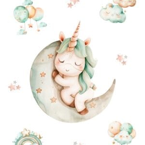 Pannello Magici Unicorni (Grafica Esclusiva)