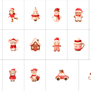 Pannello Red Christmas (Grafica Esclusiva)