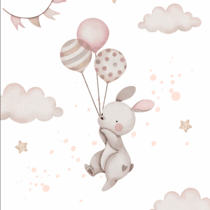 Pannello Conigliette Girl (Grafica esclusiva)