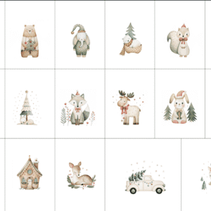 Pannello Green Christmas (Grafica Esclusiva)
