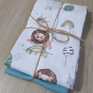 GATTOPACK Leoni della Giungla +  Tinta Unita Verde Mare