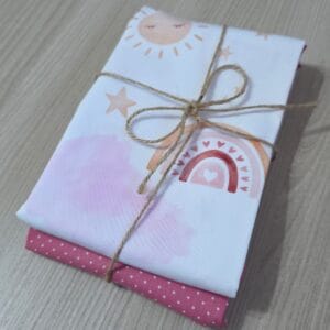 GATTOPACK Mongolfiere e Arcobaleni + Pois Blush