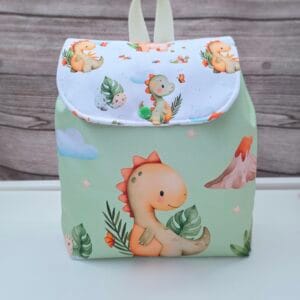 SET ZAINETTO DINOSOURS ( cotone o waterproof )