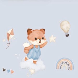 SET ZAINETTO AMICI DELLE STELLE ( cotone o waterproof )