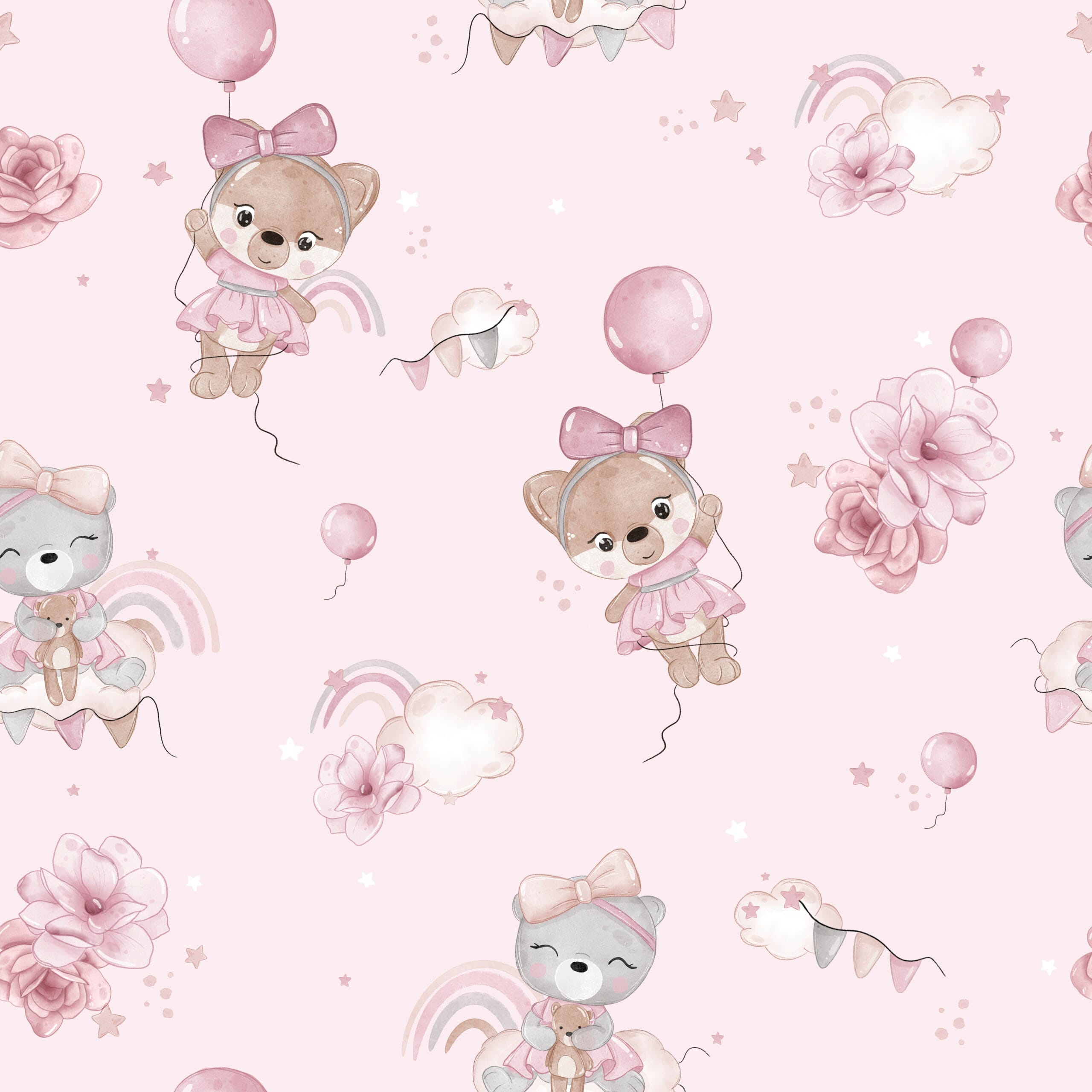 Teddy Pink Rosa Waterproof
