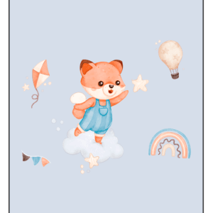 SET SACCHETTA AMICI DELLE STELLE ( cotone o waterproof )
