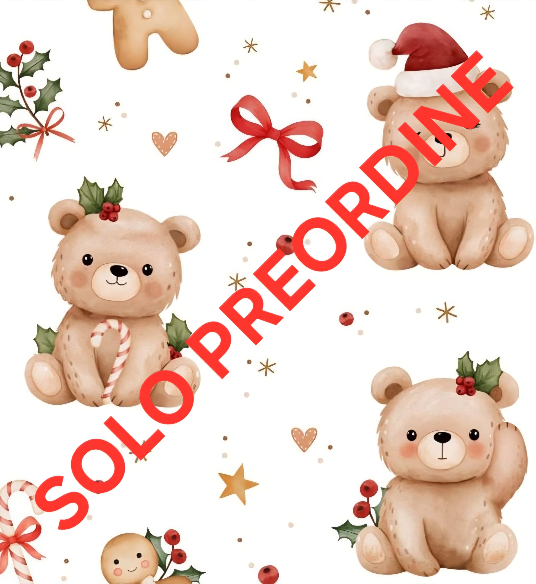 Preordine Teddy Christmas base bianca
